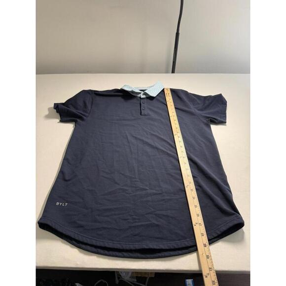 Bylt Polo Lux Polkadot Short Sleeve Golf Activewear Large - Picture 6 of 6